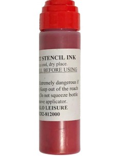 Head Stencil Ink Red