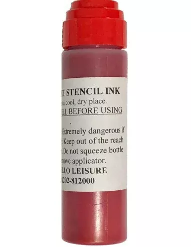 Head Stencil Ink Red