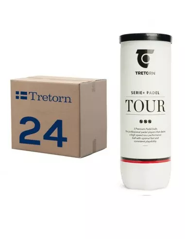 Tretorn Serie+ Padel Tour (Doos 24x 3-pack)