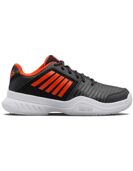 K-Swiss Court Express Omni Junior Black/Orange/White