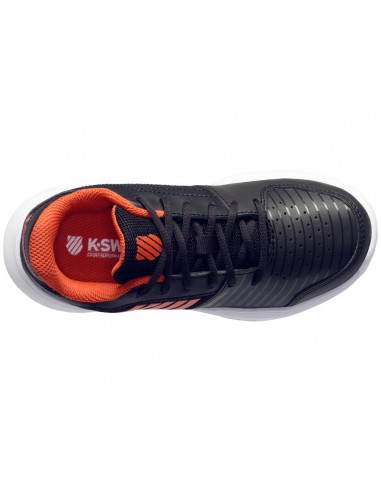 K-Swiss Court Express Omni Junior Black/Orange/White