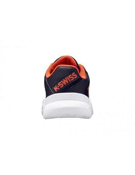 K-Swiss Court Express Omni Junior Black/Orange/White