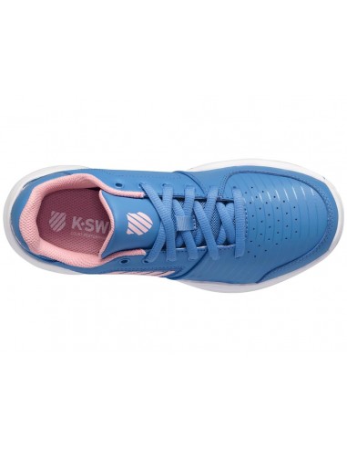 K-Swiss Court Express Omni Junior SilvLakeBlue/White/Pink