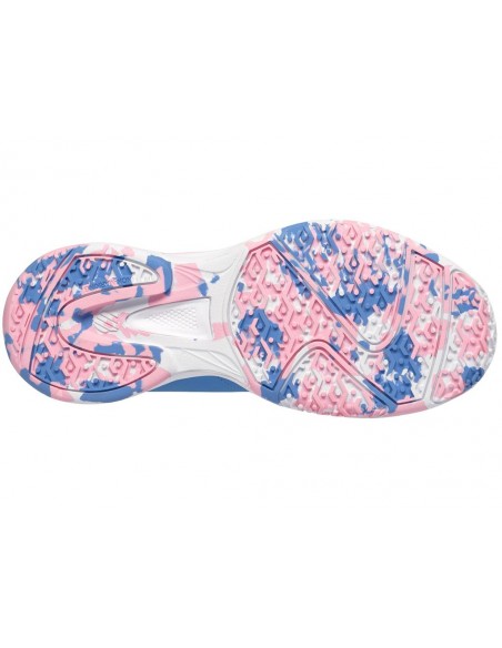 K-Swiss Court Express Omni Junior SilvLakeBlue/White/Pink