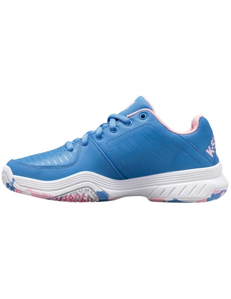 K-Swiss Court Express Omni Junior SilvLakeBlue/White/Pink