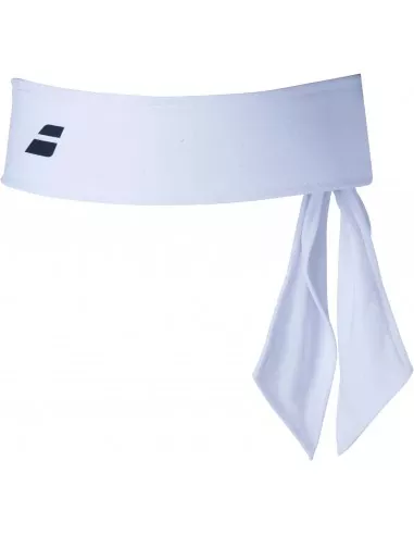 Babolat Tie Head Band White/Black