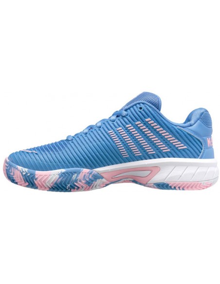 K-Swiss Hypercourt Express 2 HB SilvLKBL/White/Pink