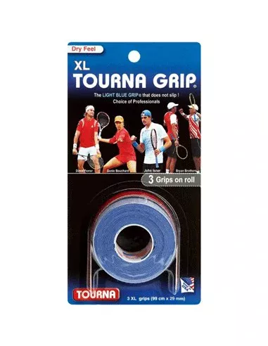 Tourna Grip 3-Pack XL Blue