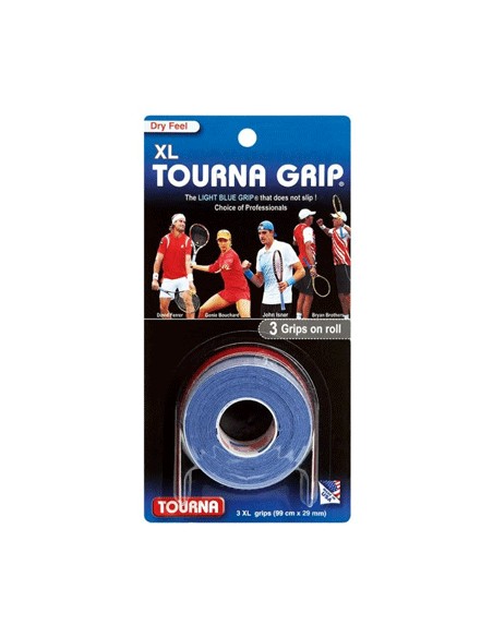 Tourna Grip 3-Pack XL Blue