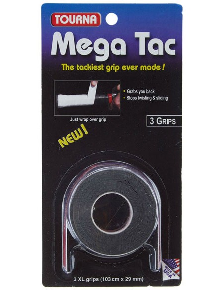 Tourna Mega Tac 3-Pack XL Black