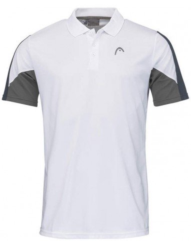 Head Club 22 Tech Polo Shirt M (White/Navy)