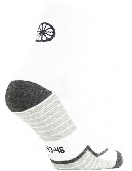 Indian Maharadja kadiri Sock Low White
