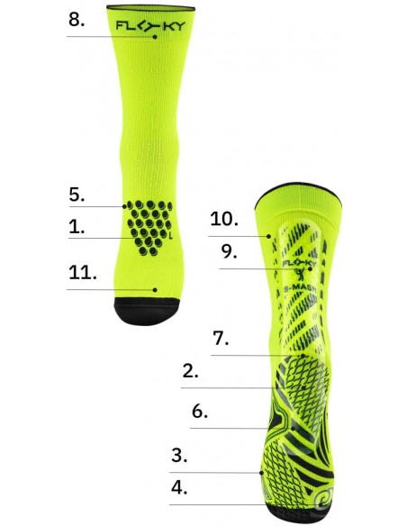 Floky Socks S-Mash Yellow