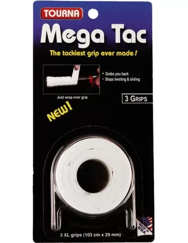 Tourna Mega Tac 3pack XL White