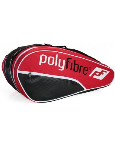 Polyfibre Tennisbag x12 Red