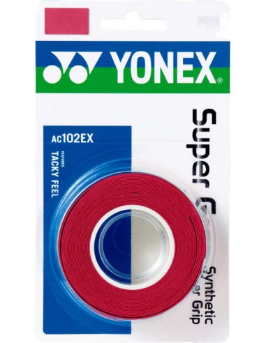 Yonex Super Grap 3-pack Rood