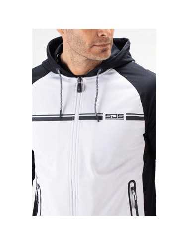 Sjeng Sports Men Hooded Jacket Anzel (Real White)