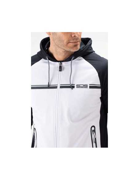 Sjeng Sports Men Hooded Jacket Anzel (Real White)