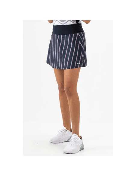 Sjeng Sports Lady Skort Leanne (Dark Blue Stripes)
