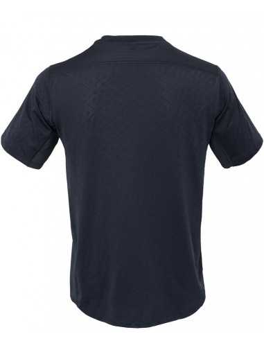 Indian Maharadja Kadiri Men Jacquard Tee (Navy)