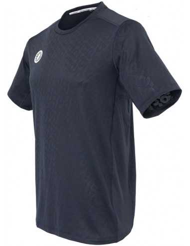 Indian Maharadja Kadiri Men Jacquard Tee (Navy)