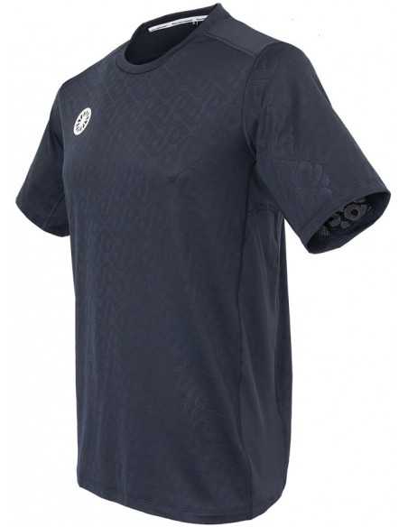 Indian Maharadja Kadiri Men Jacquard Tee (Navy)