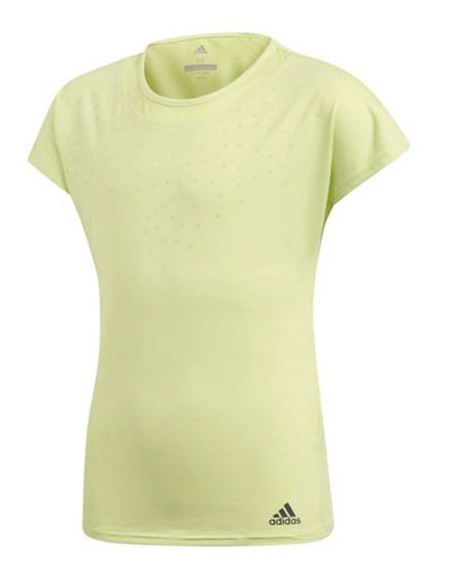 Adidas Girls Dotty Shirt Yellow
