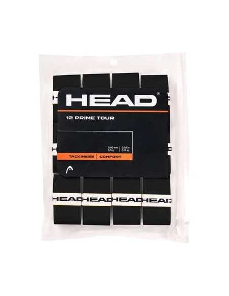 Head Prime Tour Overgrip 12 Pack Black