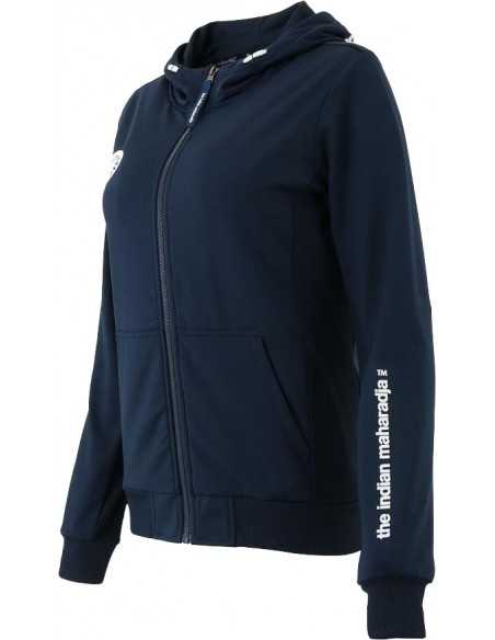 Indian Maharadja Kadiri Women Hooded Jacket (Navy)