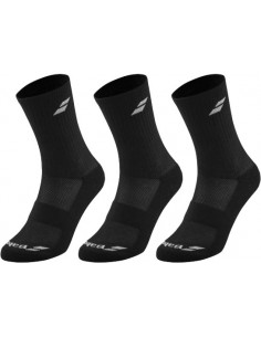 Babolat 3 Pairs Pack Socks Black