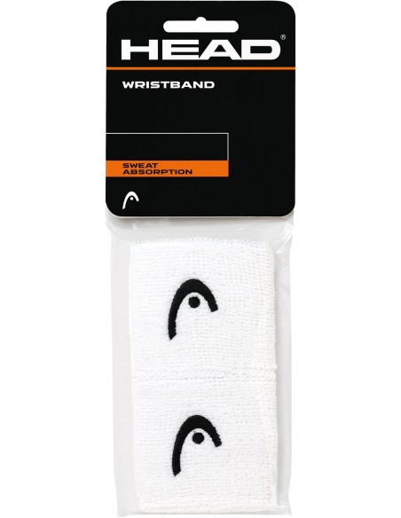 Head Wristband 2.5 inch White
