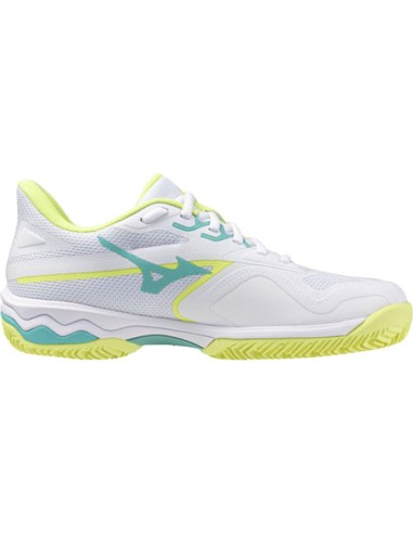 Mizuno Wave Exceed Light 2 Tennis & Padel (White/Sunnylime)