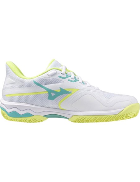 Mizuno Wave Exceed Light 2 Tennis & Padel (White/Sunnylime)