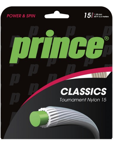 Bespanservice: Prince Tournament Nylon 15L 1.38mm (Promo)