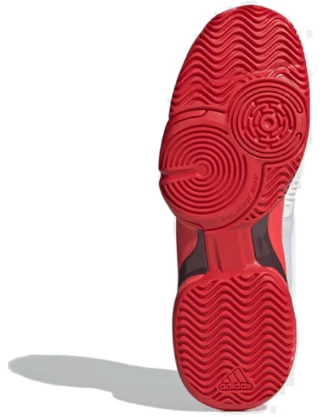 Adidas Barricade Kids (White/Black/Red)