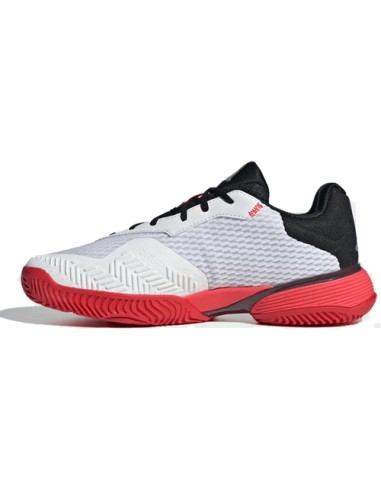 Adidas Barricade Kids (White/Black/Red)