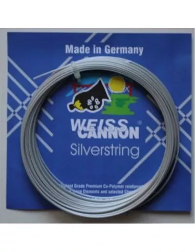 Bespanservice: Weiss Cannon Silverstring 1.25mm (Gratis)