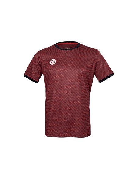 Indian Maharadja Men Pique Printed Tee (Bordeaux)