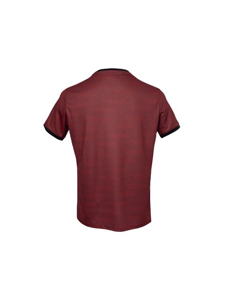 Indian Maharadja Men Pique Printed Tee (Bordeaux)