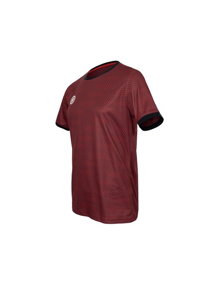 Indian Maharadja Men Pique Printed Tee (Bordeaux)