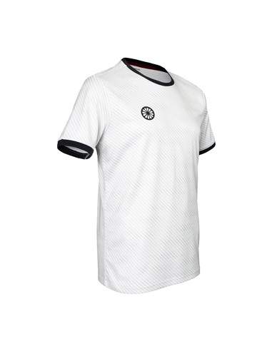 Indian Maharadja Men Pique Printed Tee (Bright White)