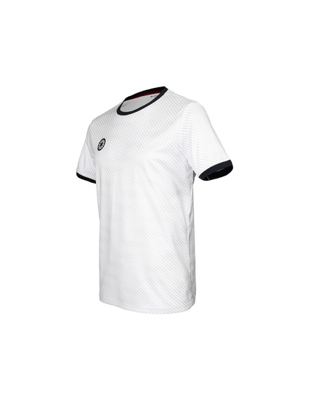 Indian Maharadja Men Pique Printed Tee (Bright White)