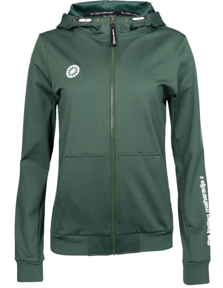 Indian Maharadja Kadiri Women Hooded Jacket (Forest Green)