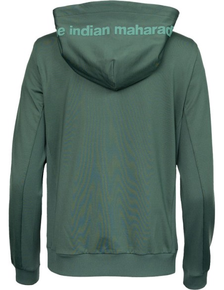 Indian Maharadja Kadiri Women Hooded Jacket (Forest Green)