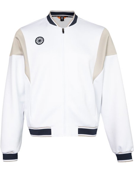 Indian Maharadja Men Pique Bomber Jacket (White)