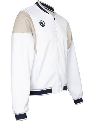 Indian Maharadja Men Pique Bomber Jacket (White)