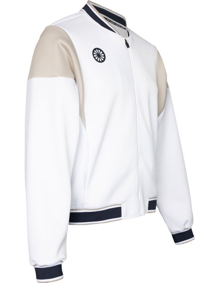 Indian Maharadja Men Pique Bomber Jacket (White)