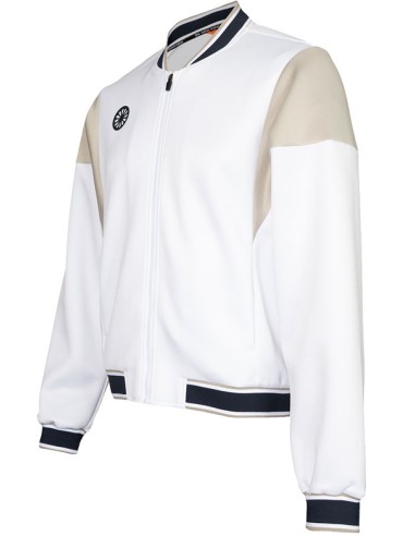 Indian Maharadja Men Pique Bomber Jacket (White)