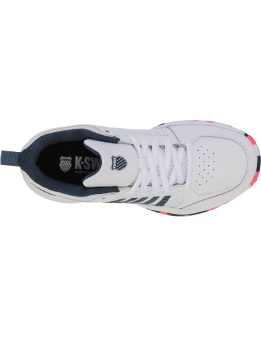 K-Swiss Court Express 2 White/Stargazer/Neonblaze