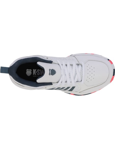 K-Swiss Court Express 2 White/Stargazer/Neonblaze